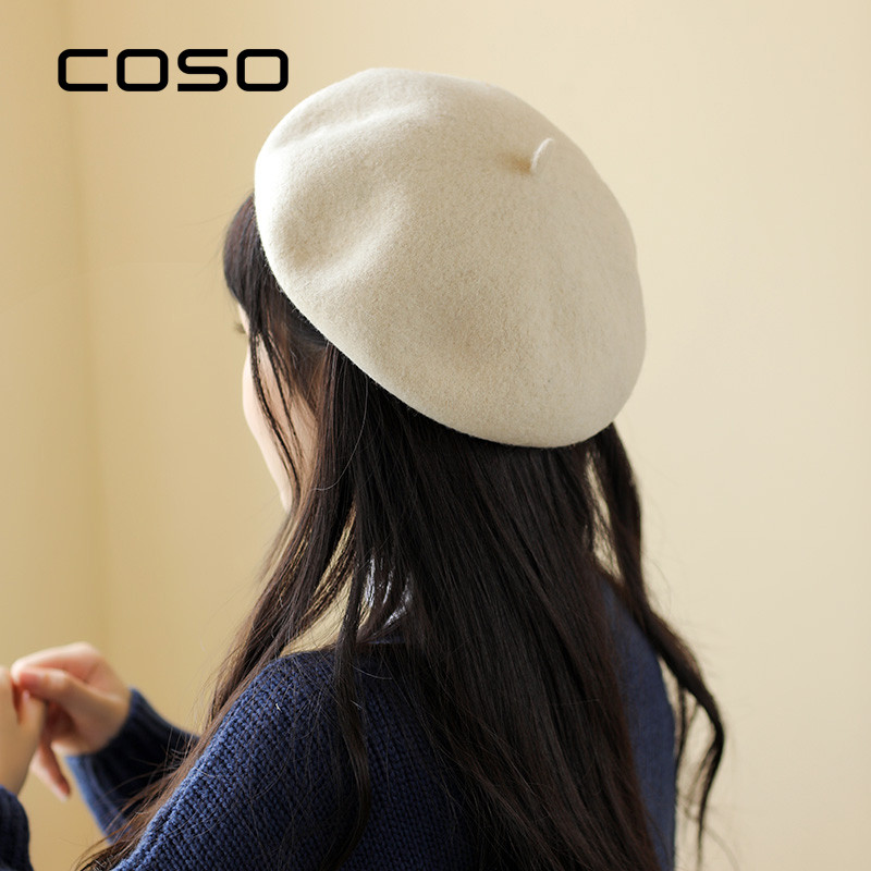 COSO2025 Beret Nữ Phong Cách Mới Inspired by Influencers - Thích Hợp Mọi Mùa