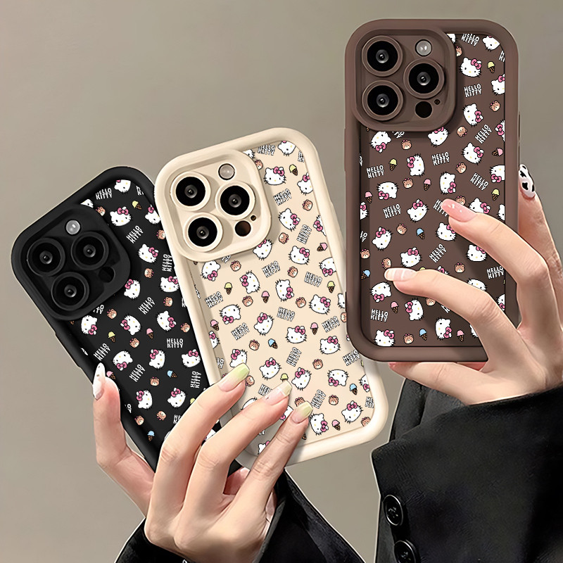 Ốp Lưng cho OPPO A9 2020/A5S/A3S/A3X/A5 pro/A15/A16/A16K/A17 Hello Kitty Kem Dễ Thương TPU Soft Shel