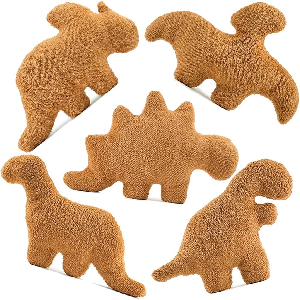 5 Gói Dino Nugget Gối Sang Trọng, Khủng Long Lớn Gà Nugget Gối Thú Nhồi Bông Đồ Chơi Sang Trọng, Din