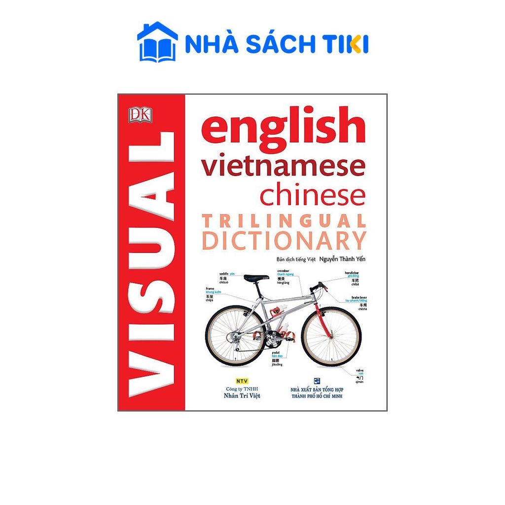 Sách Visual English Vietnamese Chinese Trilingual Dictionary - Nhân Trí Việt