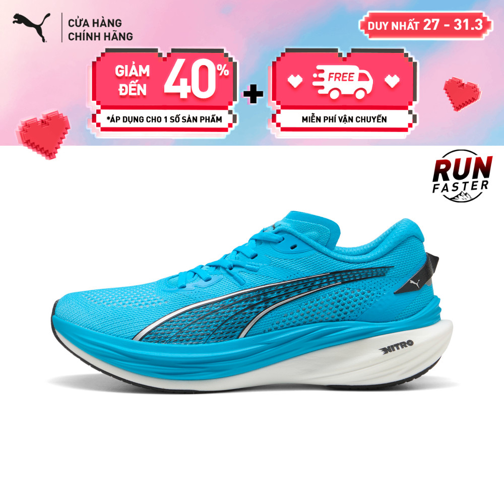 Giày Chạy Bộ PUMA Nam Deviate NITRO 3 Speed Blue Màu Xanh