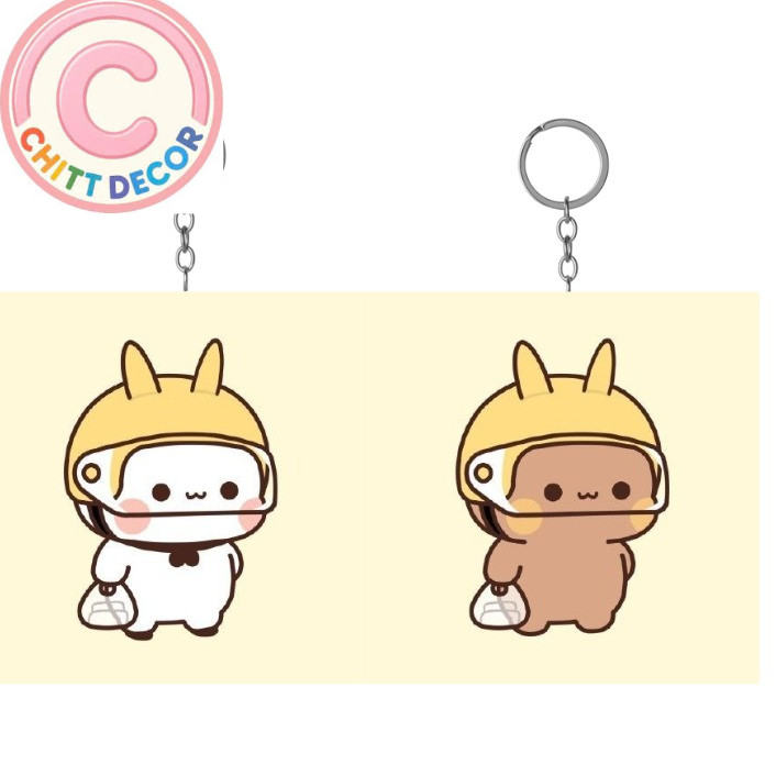 Móc khoá cặp đôi Dudu & Bubu giao hàng