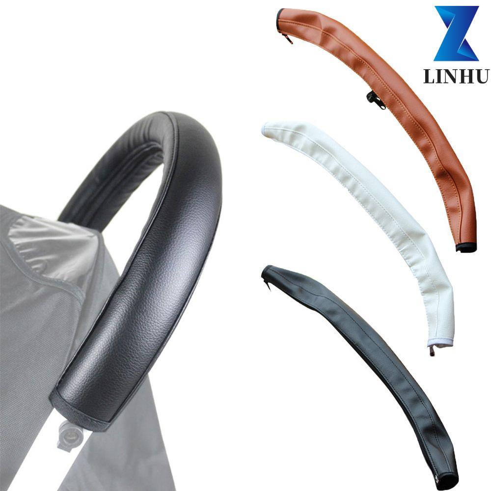 LINHU Baby Pram Vỏ bảo vệ Bao da PU cho tay vịn