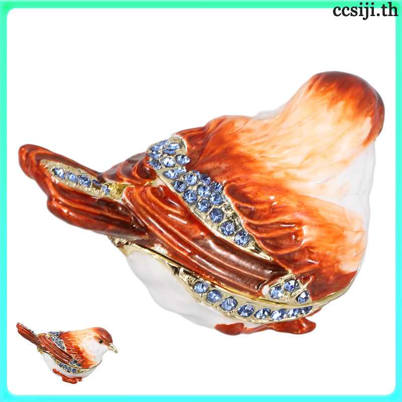 Mini Chim Vòng Cổ Hộp Đựng Trang Sức Hộp Cưới Bejeweled Trượng Hộp Limoges Trang Sức ccsiji