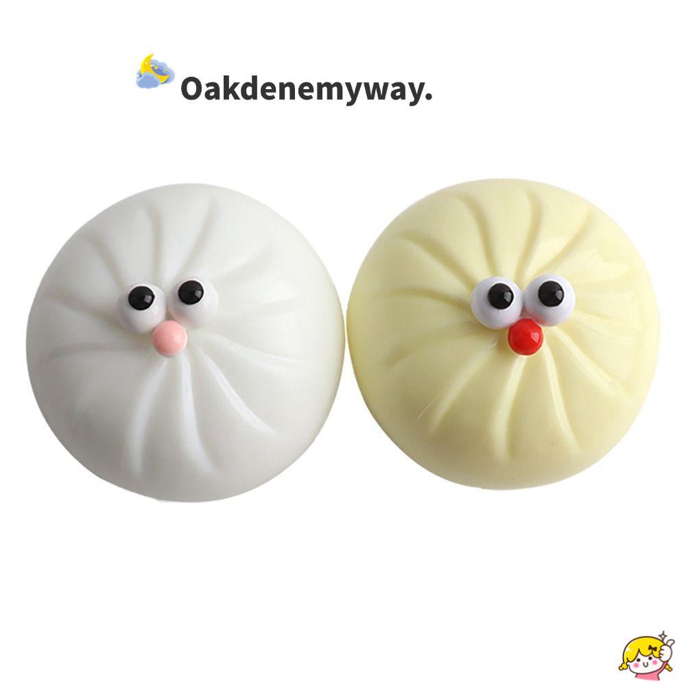 OAKDENEMYWAY Bánh bao Đồ chơi Squishy, Fidget có khả năng phục hồi chậm Bun Nhồi bông Squishy Pinch 