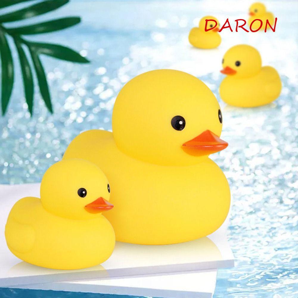Vịt DARON với đồ chơi tắm âm thanh bóp, với âm thanh bóp Đồ chơi tắm cho bé Vịt vàng mềm, Đồ chơi tắ