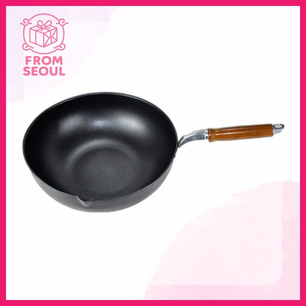 [cookandcook] Chảo chảo Bắc Kinh phủ bền bỉ sản xuất Hàn Quốc, 26cm, 1 cái / Chảo chảo Hàn Quốc / Lớ