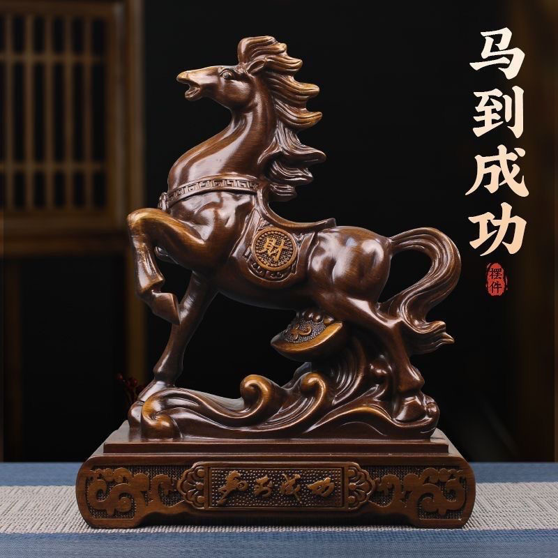 tượng ngựa phong thủy đồ trang trí phòng ngủ trang trí phòng khách đồ trang trí bàn làm việc decor p