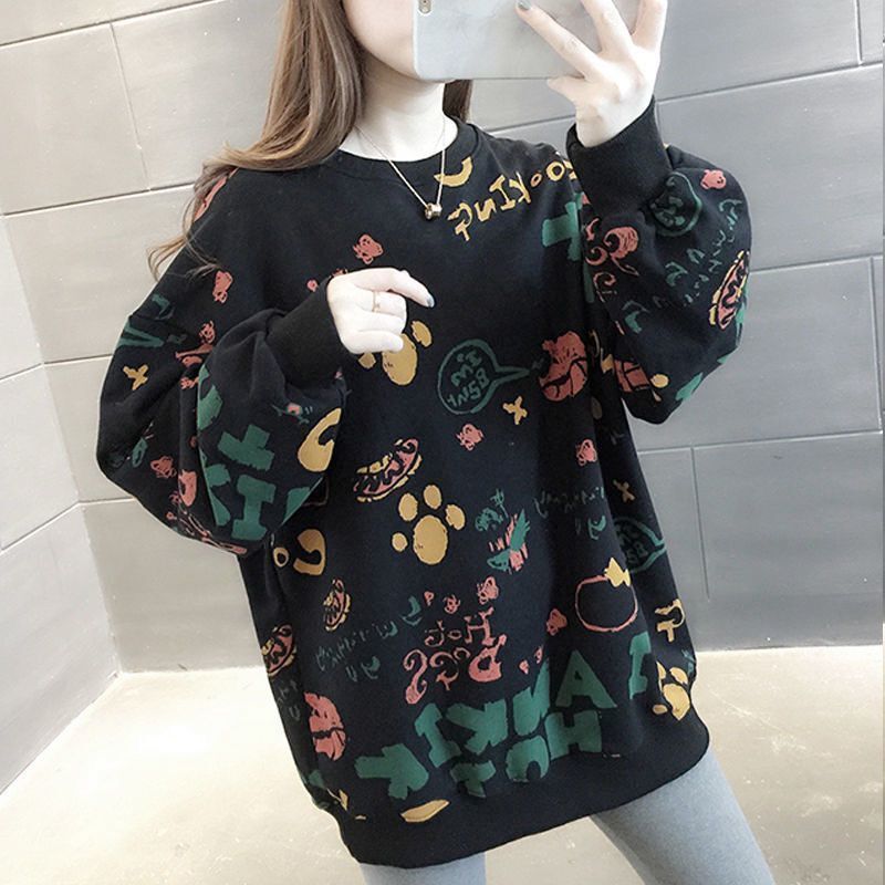 Áo nỉ nữ dáng rộng style Y2K, xu hướng K-pop sport năm 2025