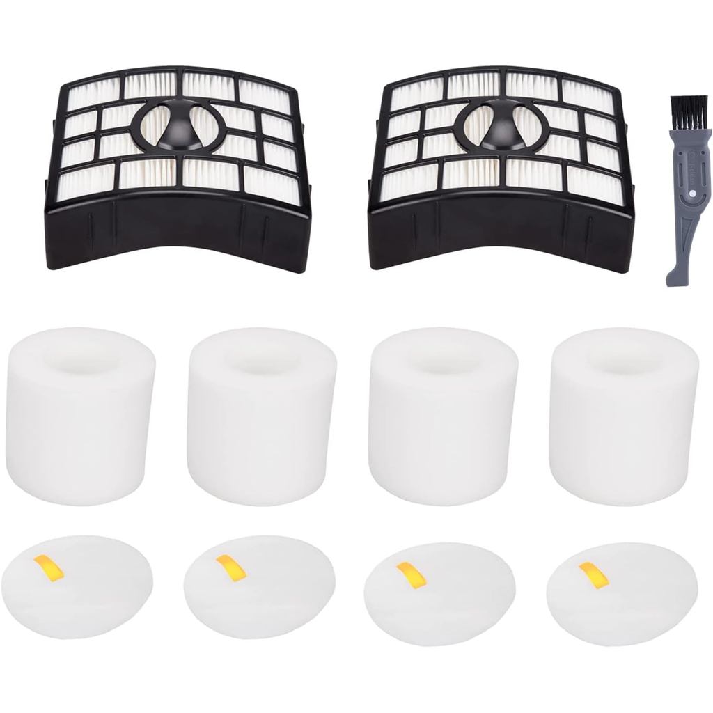 I-clean 2 Gói Thay Thế NV650 Bộ Lọc Bọt & Nỉ HEPA Cho Máy Hút Bụi Nâng Đường Shark Rotator, Tương Th