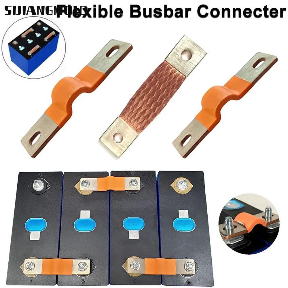 Thanh nối linh hoạt SIJIANGMOLD, 230Ah 280Ah M6 Dây nối pin, Thanh đồng 2mm