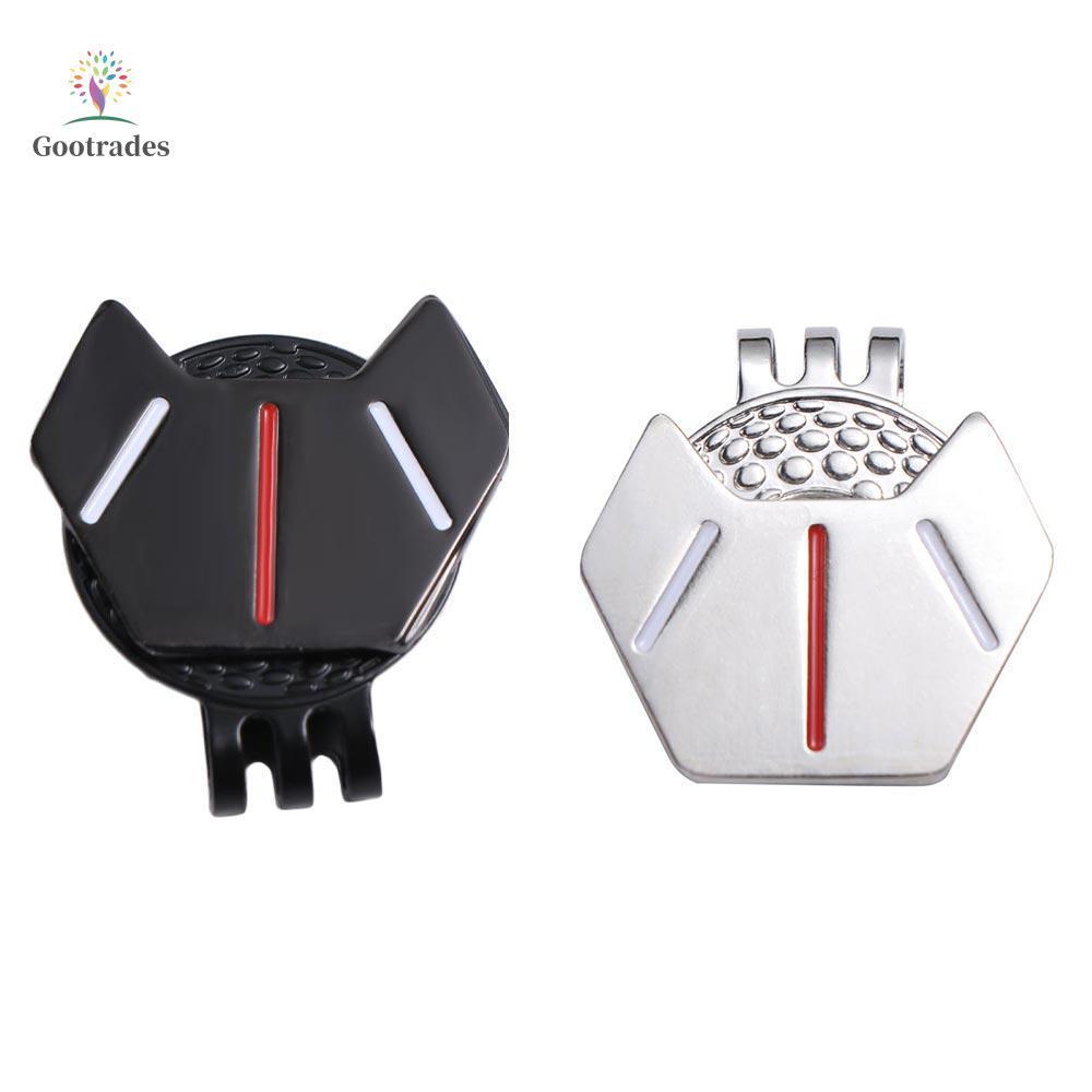 GOOTRADES Golf Hat Clip Ball Marker, Hợp Kim Kẽm Golf Marker, Golf Ball Marker Tiện Lợi Tất Cả Di Độ