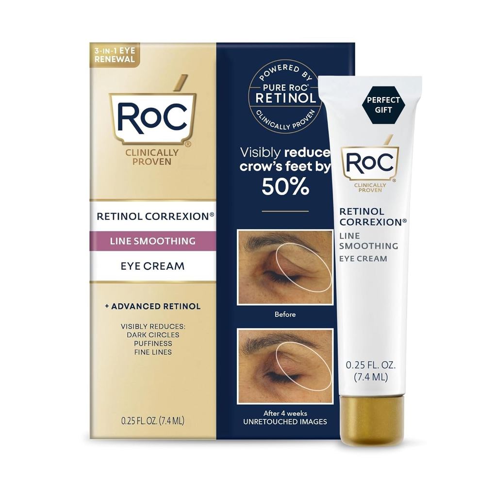 RoCRetinolCorrexionEyeMiniforDarkCircles & bọng mắt, DailyWrinkle, AntiAgingLineoothingCareTreatment