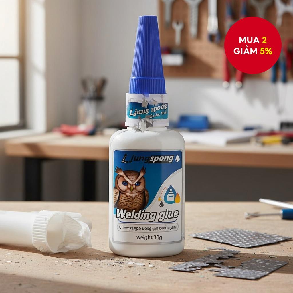 Keo dán tức thì trong suốt One Piece, dán nhanh như E6000 cho nghệ thuật pha lê thủy tinh, hiệu suất