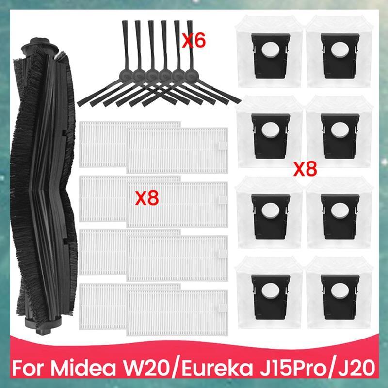 [uhktyltui.vn] Bộ túi đựng bụi bàn chải và lọc 23 chiếc cho W20 cho phụ kiện máy hút bụi J15Pro J20 