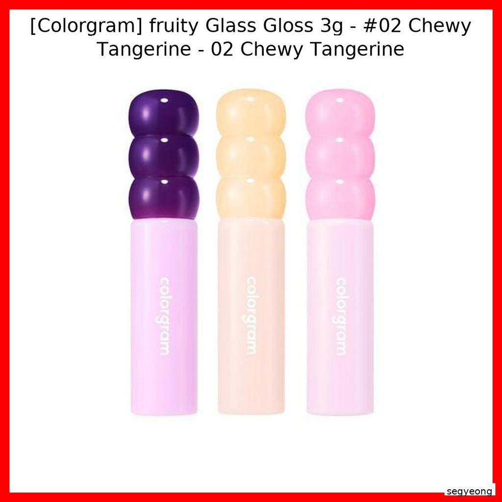 [Colorgram] Kính bóng trái cây 3g - #02 Chewy Tangerine - 02 Chewy Tangerine / Hydrating, High-shin 