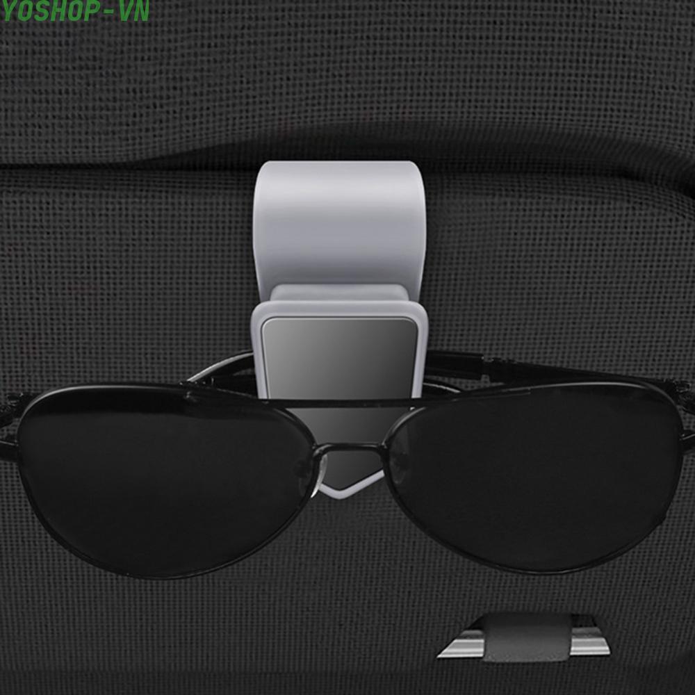 [Ysp]Car Sunglasses Holder Premium Materials Glasses Case Compact Glasses Holder