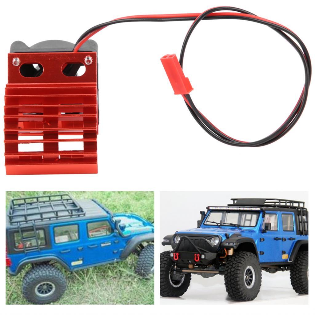 Thooth RC Motor Tản Nhiệt Hợp Kim Nhôm + Nhựa Tương Thích Với 380 / 390 1 / 16 Model Boat JST Plug (