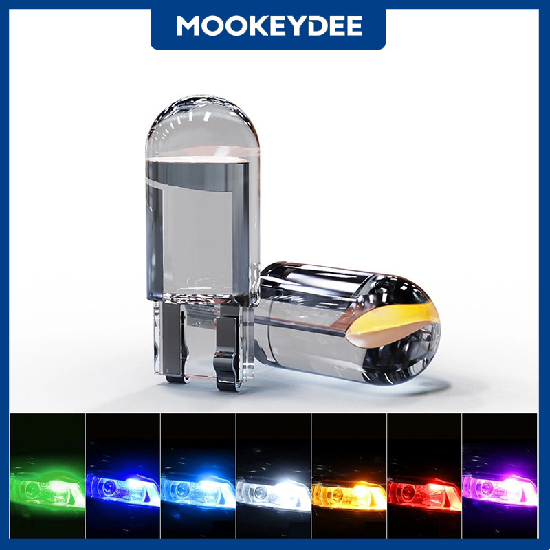 T10 Đèn Báo Rộng 12v Biển Số Đèn cob Nổi Bật Xe Máy Xe Máy Đuôi Bóng Đèn Sửa Đổi led026-01-13