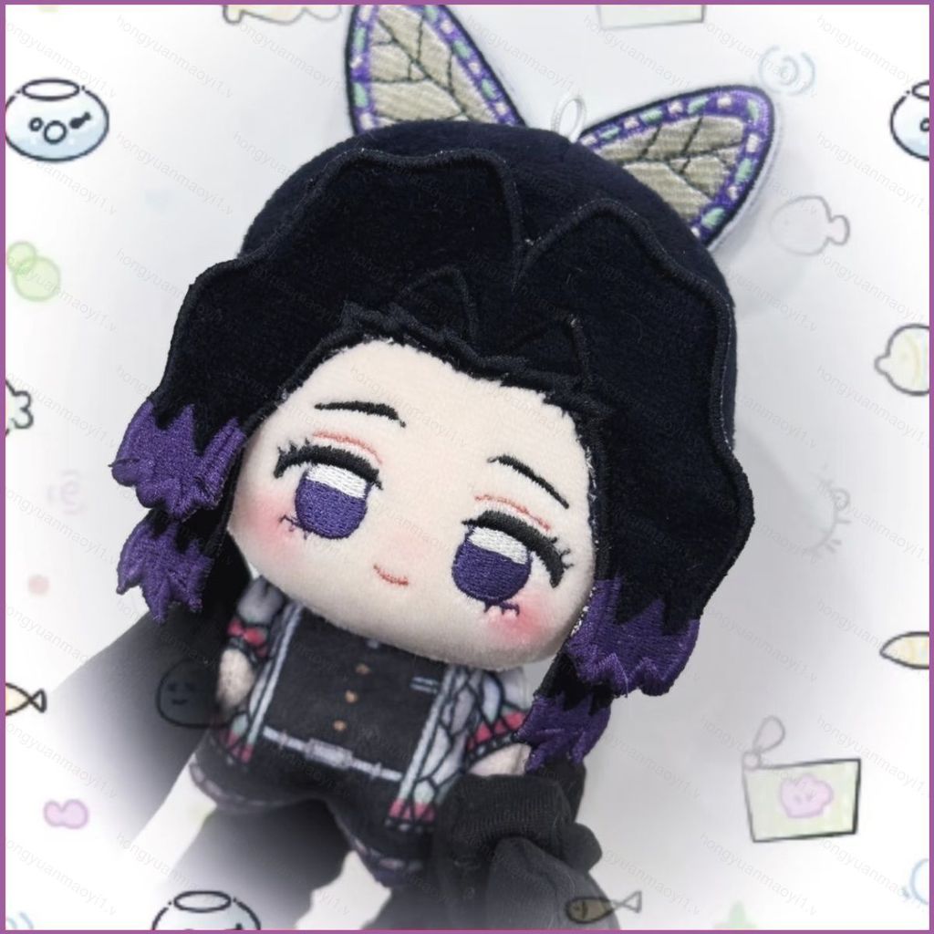ZY1 Demon Slayer: Kimetsu no Yaiba Kochou Shinobu Kochou Kanae Túi búp bê bông hồng dễ thương Charm 