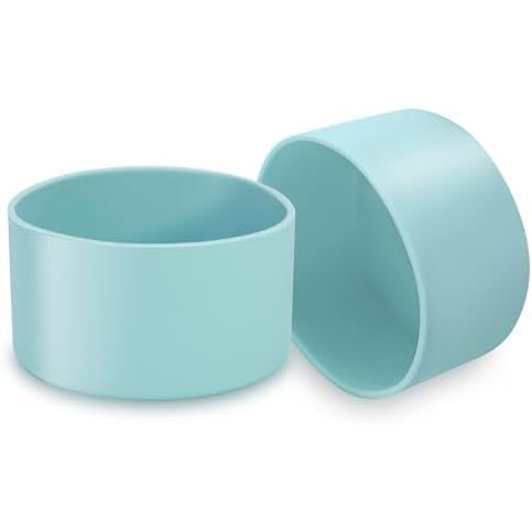 Bộ 2 món Seimneire, Thân chai nước màu hồng 3 Inch / 75mm, Vỏ silicon, Phụ kiện Vỏ bảo vệ đáy, Thích