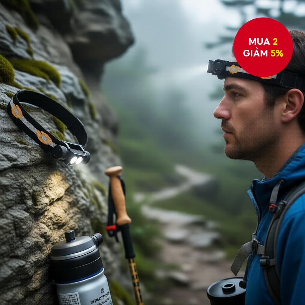 Sofirn D25S (H25S) Đèn pha LED đôi Luminus SST40 siêu sáng 1200lm, sạc USB, chống nước, thích hợp ch