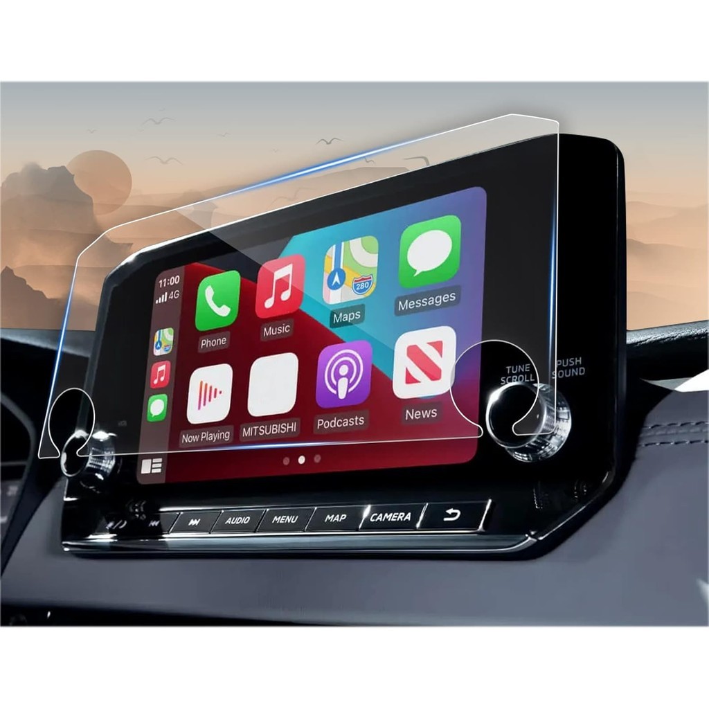 CDEFG cho 2022 2023 2024 2025 Mitsubishi Outlander Bảo vệ màn hình cho phụ kiện Outlander SE Black E