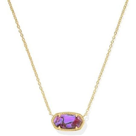 Vòng cổ Kendra Scott Elisa mạ vàng 14k - Trang sức thời trang