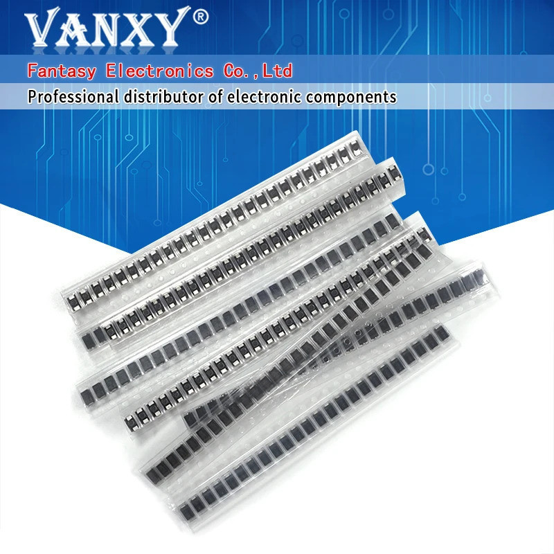 8values 200 chiếc M1 M4 M7 SS14 SS16 SS24 SS34 RS1M Linh kiện điện tử Gói Diode Các loại Bộ dụng cụ 