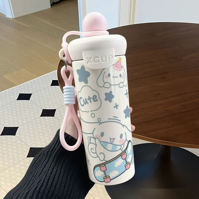 Ly giữ nhiệt hoạt hình My Melody Kuromi thép không gỉ 316 ly thẩm mỹ cao