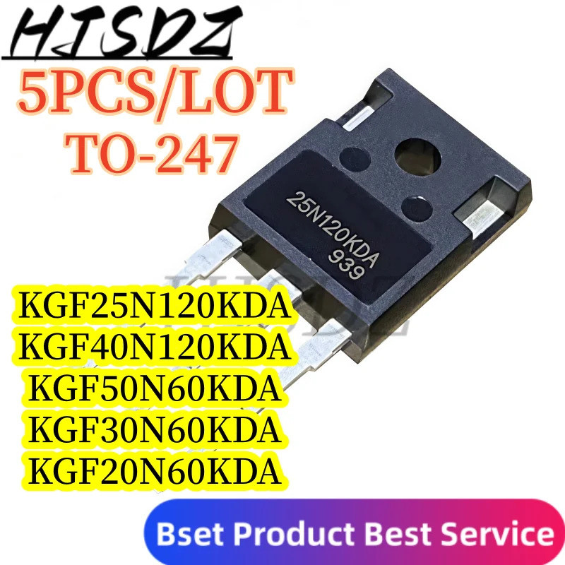 5 CHIẾC KGF25N120KDA KGF40N120KDA KGF50N60KDA KGF30N60KDA KGF20N60KDA TO-247 Hiệu Ứng Trường Transis