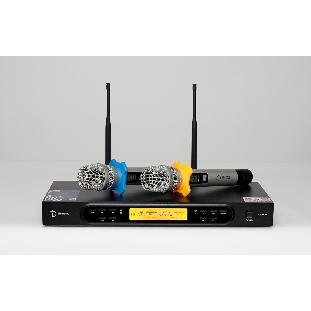 micro không dây Micro DBacoustic k6000 v1 / v2 - Hang chính hãng thông minh + tăng Dock và pin sạc D