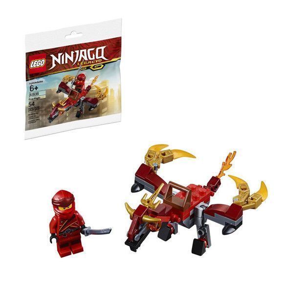 LEGO LEGO LEGO 30535 Phantom Ninja Flying Fire Dragon Khối xây dựng Đồ chơi Quà tặng 1.29.5