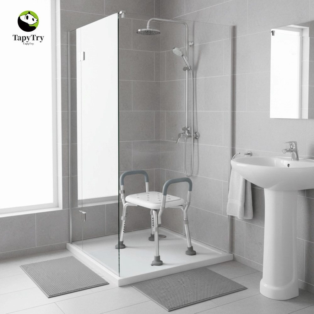 Ghế tắm có thể điều chỉnh ALISON, Ghế tắm chống trượt thiết kế thông gió có thể điều chỉnh độ cao, O