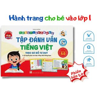 Sách - Tập đánh vần Tiếng Việt Phiên bản 5.0 kèm file đọc và video hướng dẫn ghép vần