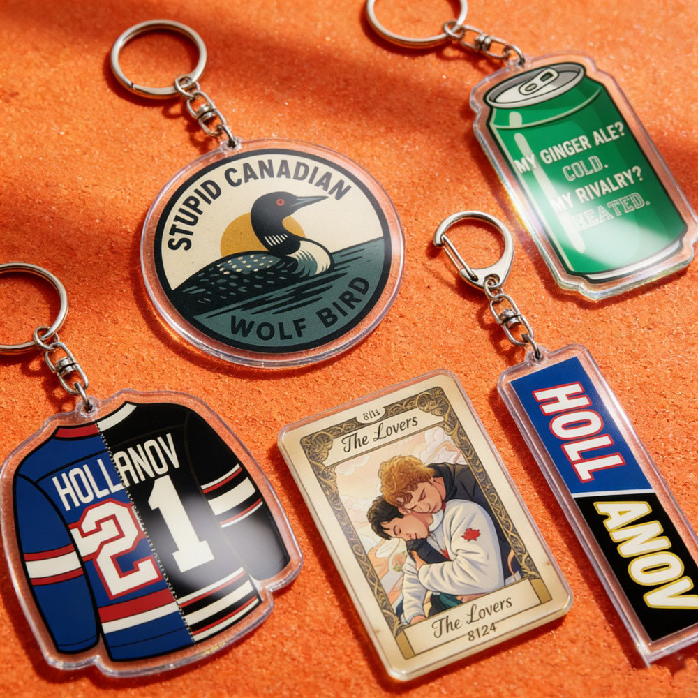 Heated Rivalry Canadian Wolf Bird /8124 / Hollander Rozanov / I'm Coming To The Cottage / We Didn't 