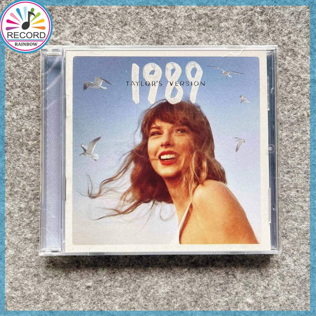 Taylor Swift 1989 Taylor's Version Crystal Skies Blue Deluxe Polaroid Edition Original CD Album [Sea