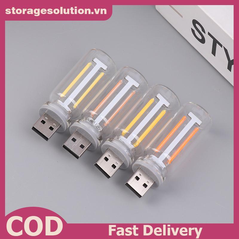 STROASO USB LED Filament Touch Dim Bulb 5V Retro LED Edison Night Light.