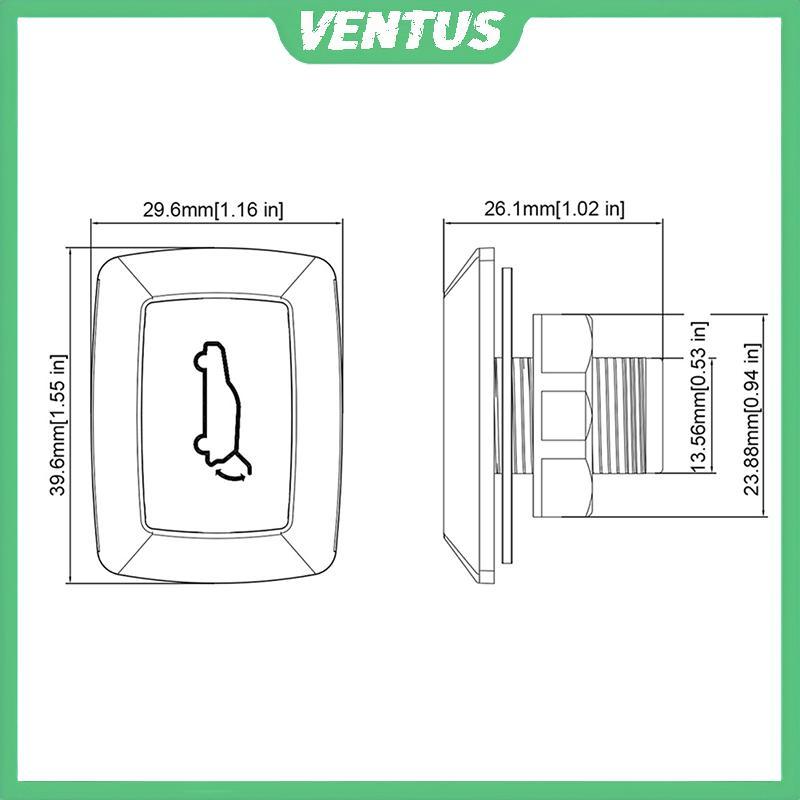 VENTUS Công tắc cổng sau ô tô Công tắc phát hành cốp sau cốp xe Công tắc VENTUS VENTUS