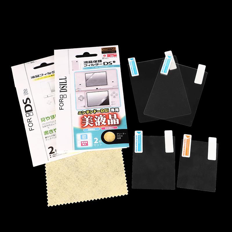 Tutu Top Đáy HD Trong Suốt Màn Hình LCD Bảo Vệ Cho Mới 3DS 3DSXL NDS Lite NDSL DSi NDSI XL LL Vỏ Bảo