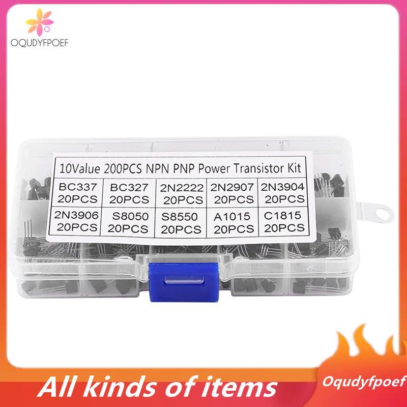 200 Chiếc BC337 Đến C1815 Bộ Transistor Silicon Transistor NPN TO-92 PNP