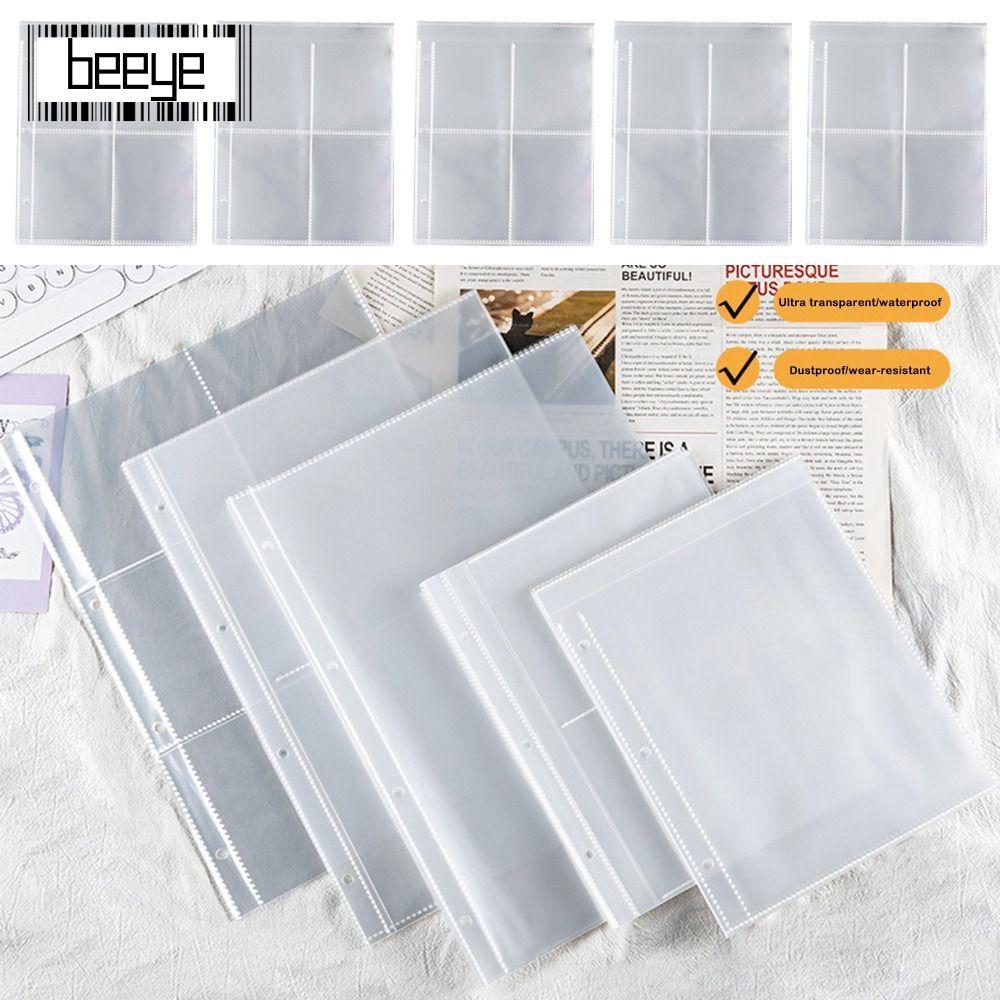 BEEYE 10 Cái Hoặc 25 Cái A5 Kpop Photocard Binder, Nhiều Túi Trong Suốt Kpop Photocard Binder Sheets