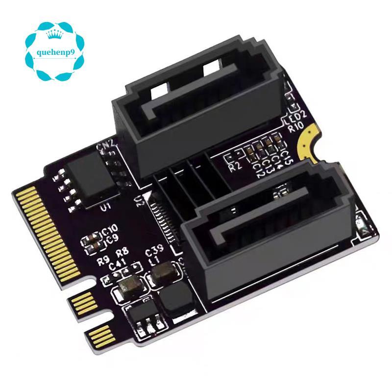 Thẻ mở rộng M2 sang SATA3.0 KEY A + E WIFI M.2 sang HDD Adapter Thẻ chuyển đổi JMB582 miễn phí