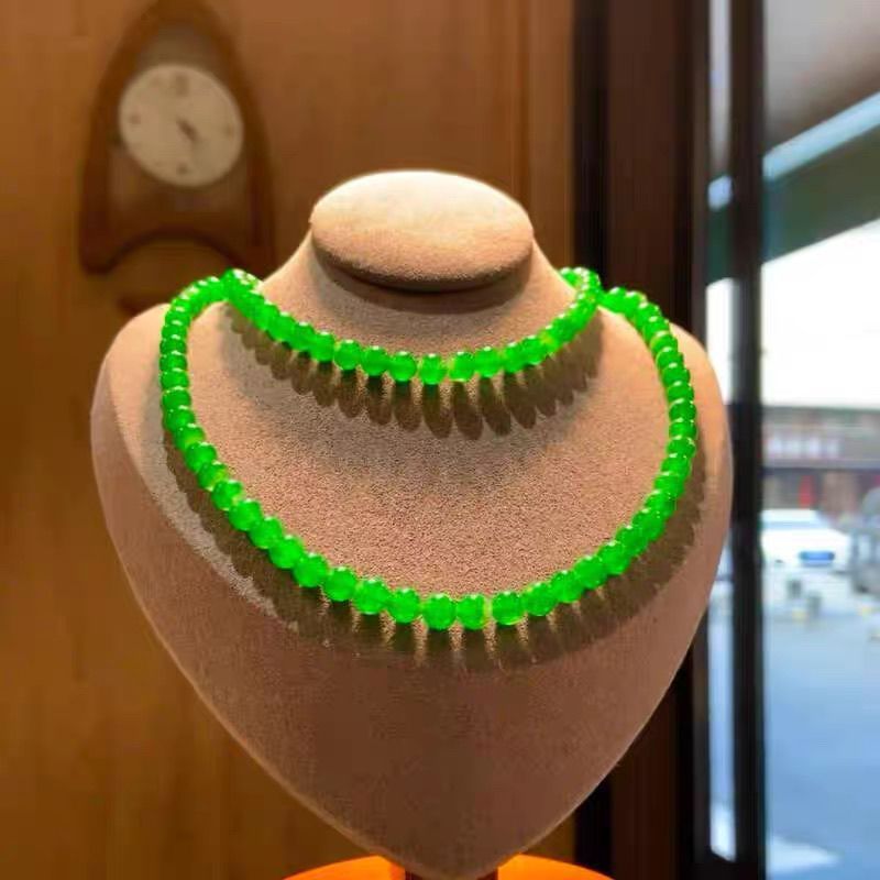 Giao Hàng Nhanh - Quạt Bingbing Màu Xanh Ngọc Bích Sang Trọng