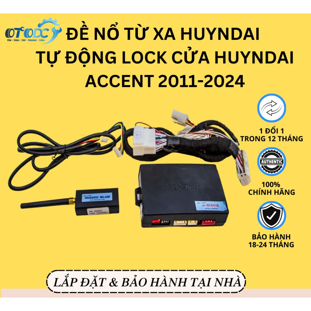 NEW 2026  Đề Nổ Từ Xa HUYNDAI Tự Động Lock Cửa ACCENT | Auto Lock HUYNDAI ACCENT 2011-2024