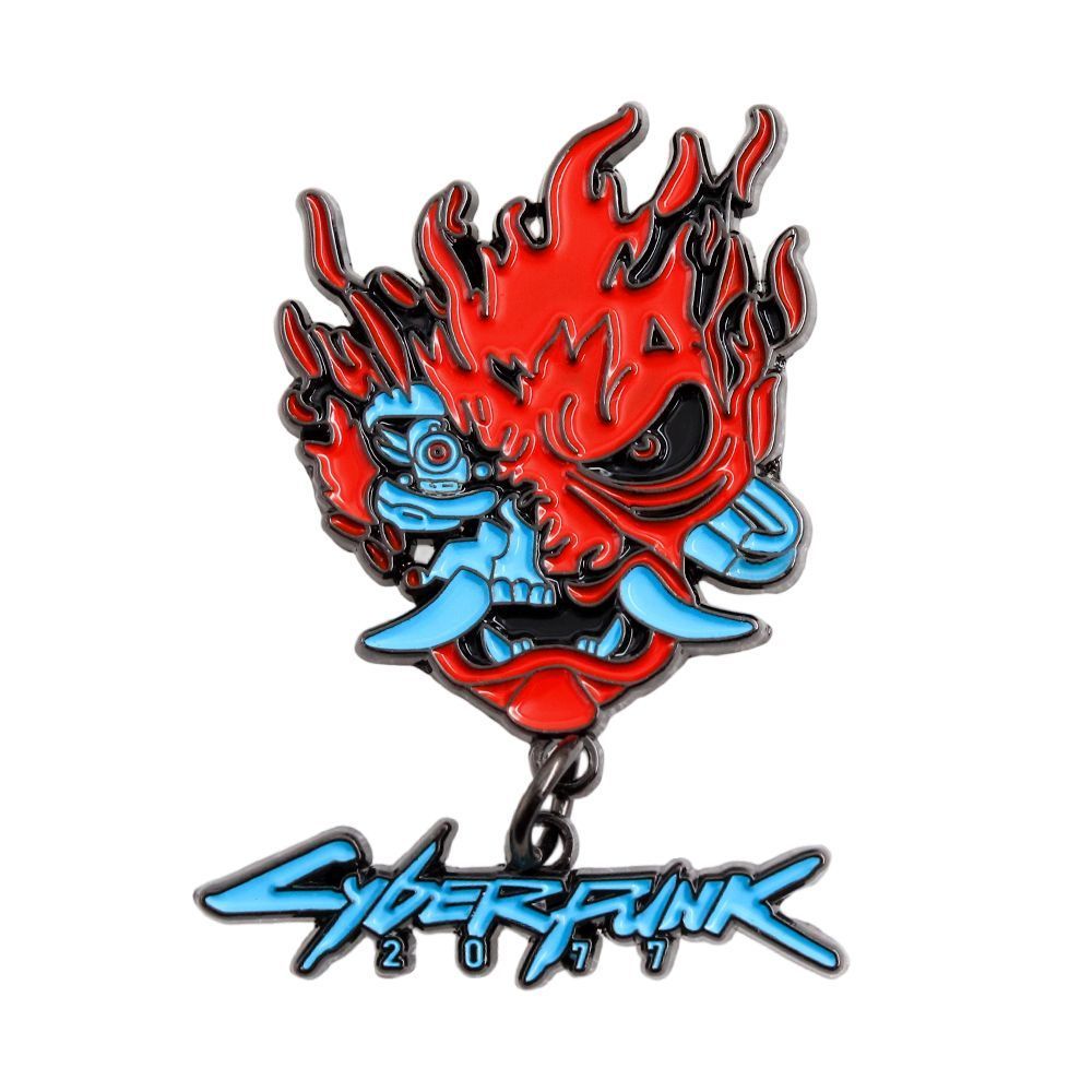 Cyberpunk 2077 game badge, Samurai enamel pin/metal brooch