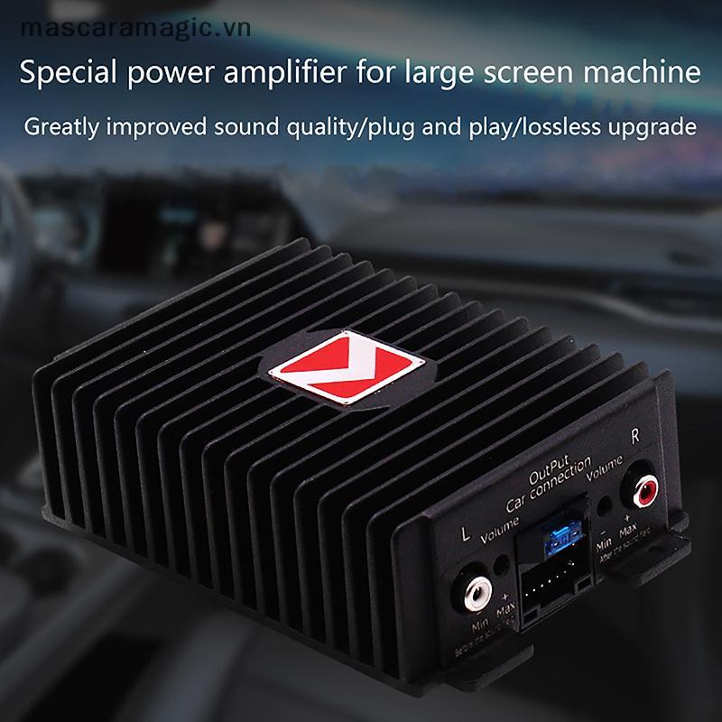 Bộ khuếch đại DSP ô tô MCVN Bộ khuếch đại âm thanh kỹ thuật số Hi-Fi Booster cho loa ô tô Loa siêu t