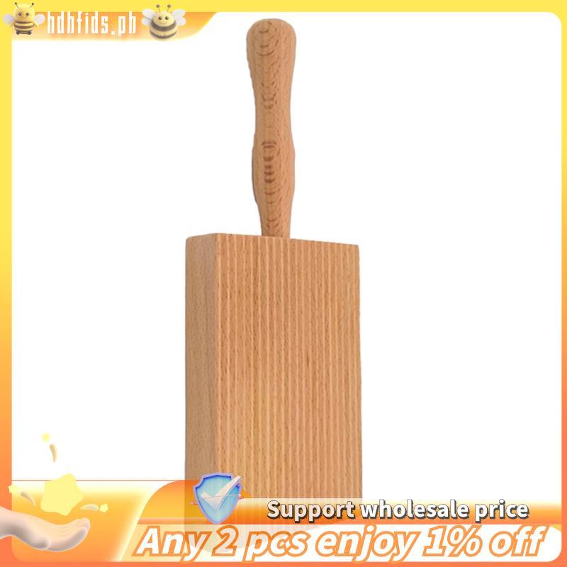 -Pasta Making Board, Gnocchi Board, Beech Wood Gnocchi Board Butter Board Dough Scraper cho Pasta và
