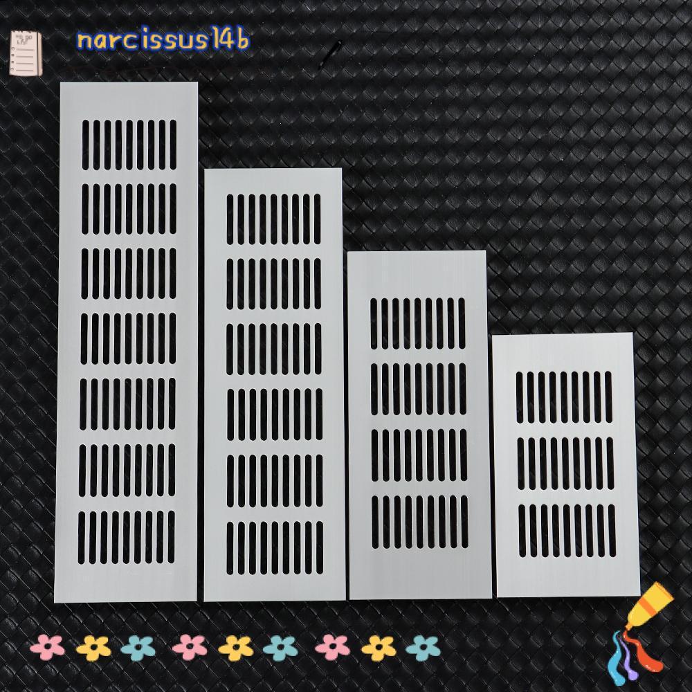 NARCISSUSB Lỗ Thông Hơi Bao Grommet Bền Tủ Quần Áo Giày Louver Hợp Kim Nhôm Lỗ Đồ Trang Trí