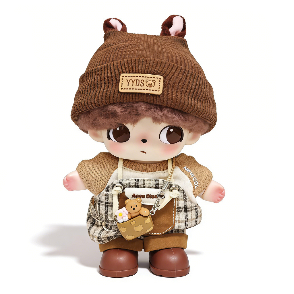 Bộ quần áo Dimoo World 15cm sọc durgaree cho Dimoo